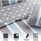 3 Piece Coastal Starfish Sand Dollar Grey Blue White Quilt Set